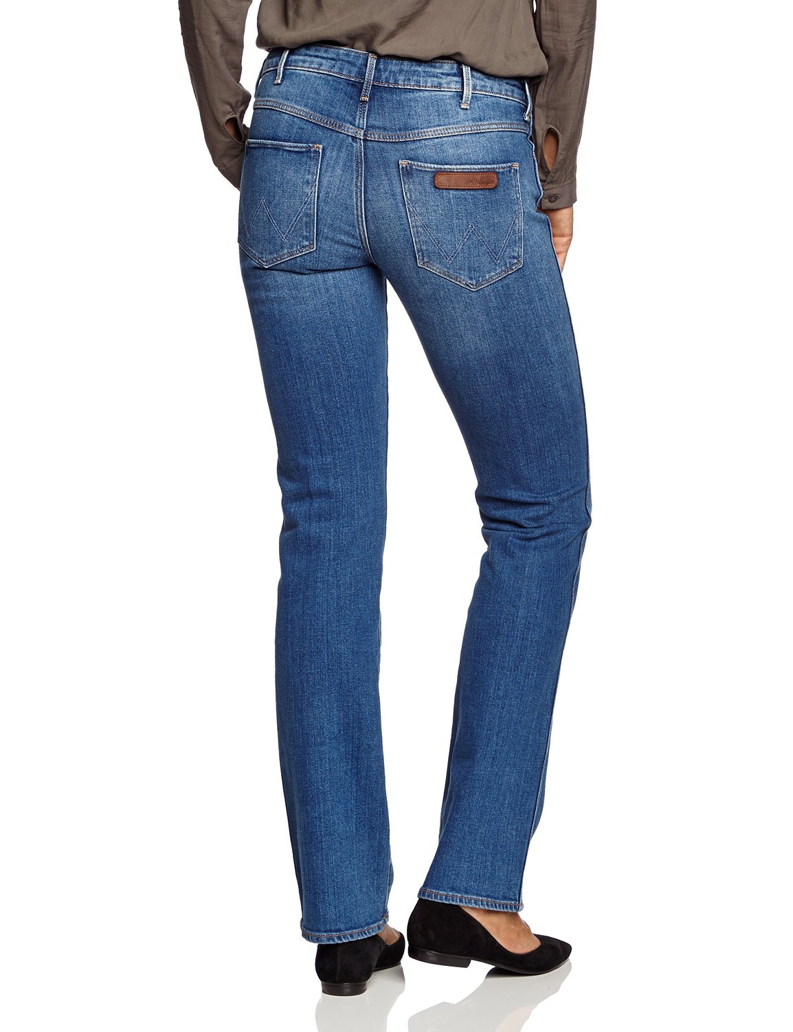 wrangler stretch waist jeans