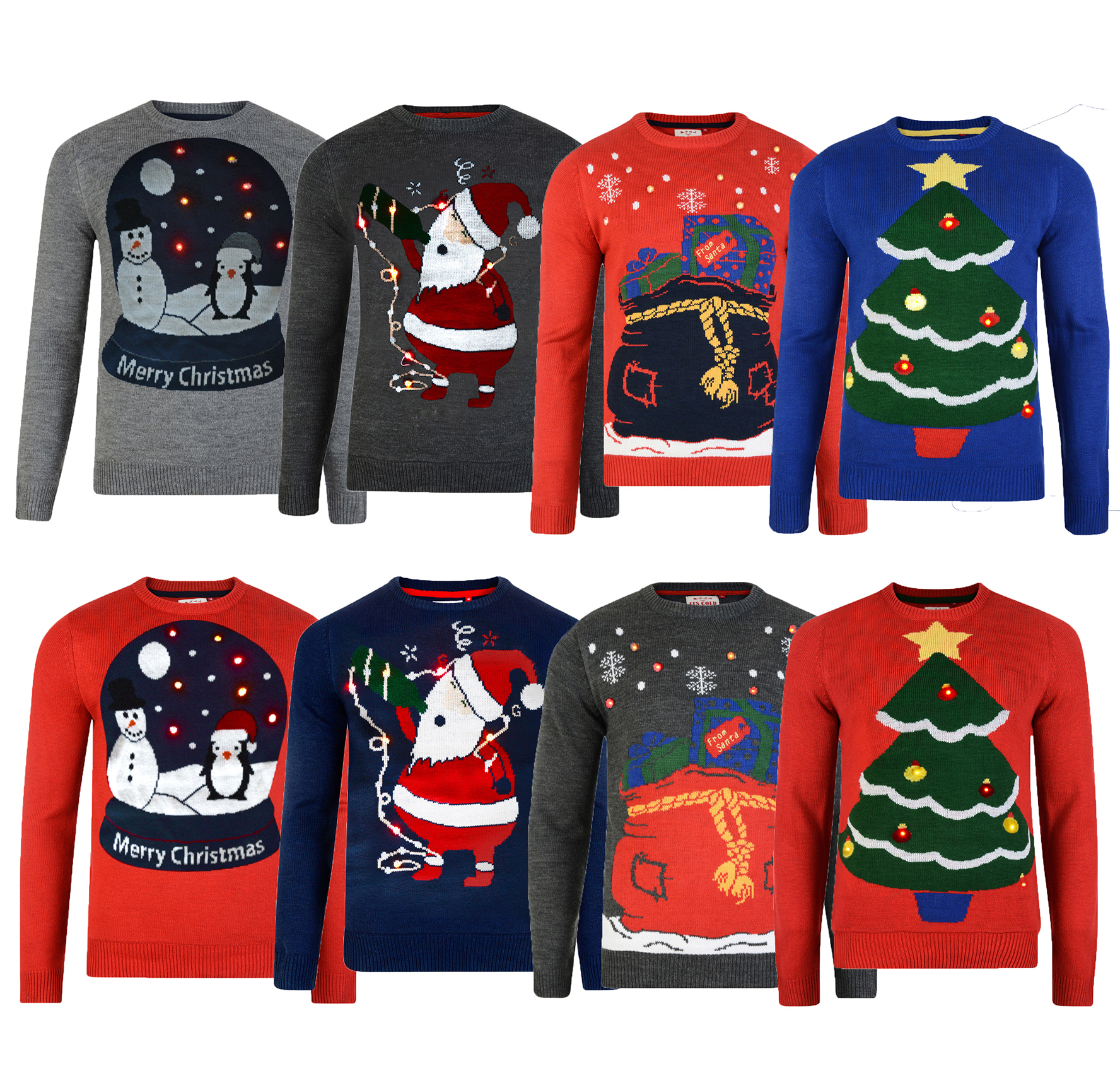 christmas jumpers new novelty led lights xmas snow globe christmas jumpers new novelty led lights xmas snow globe