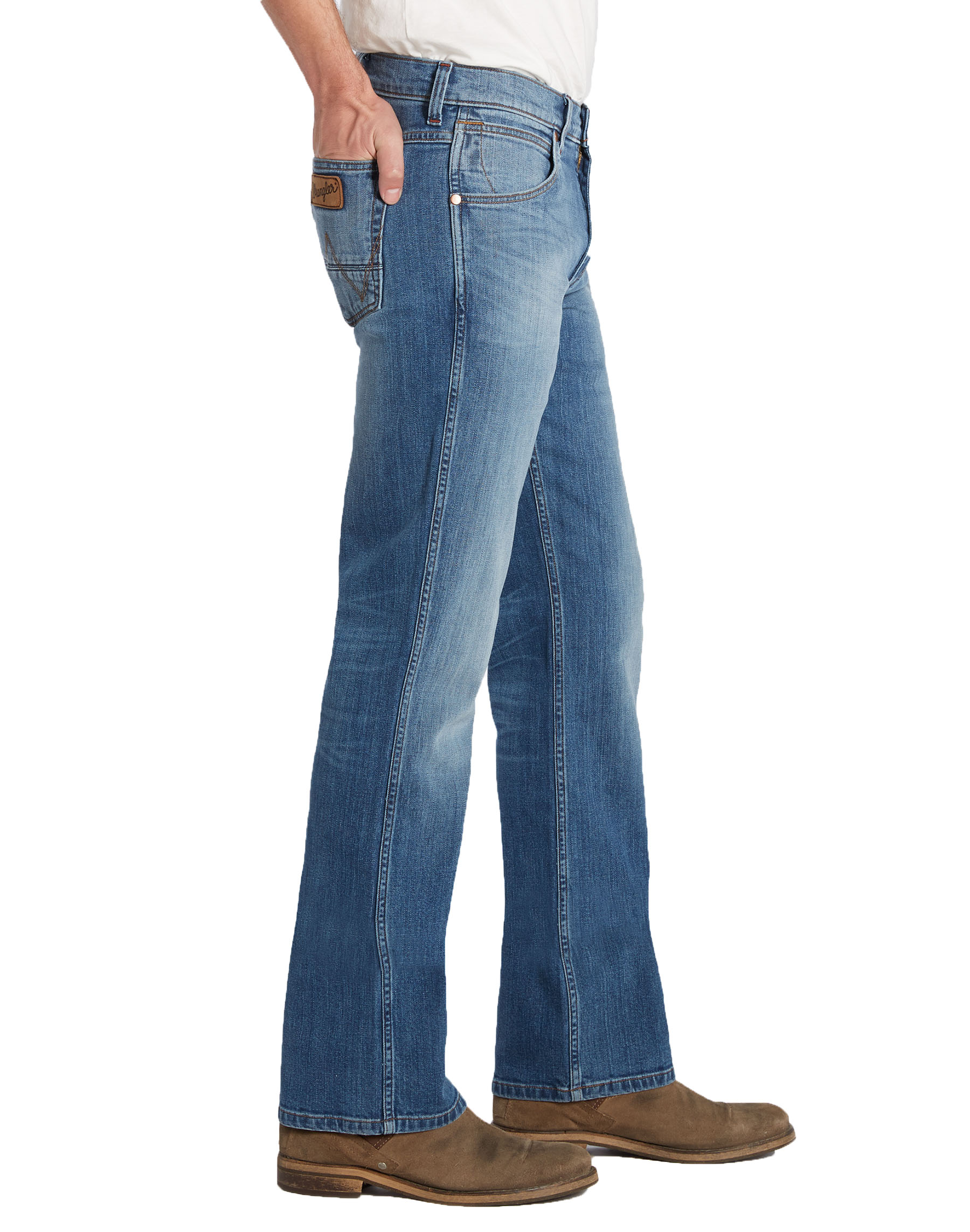 wrangler bootcut mens jeans