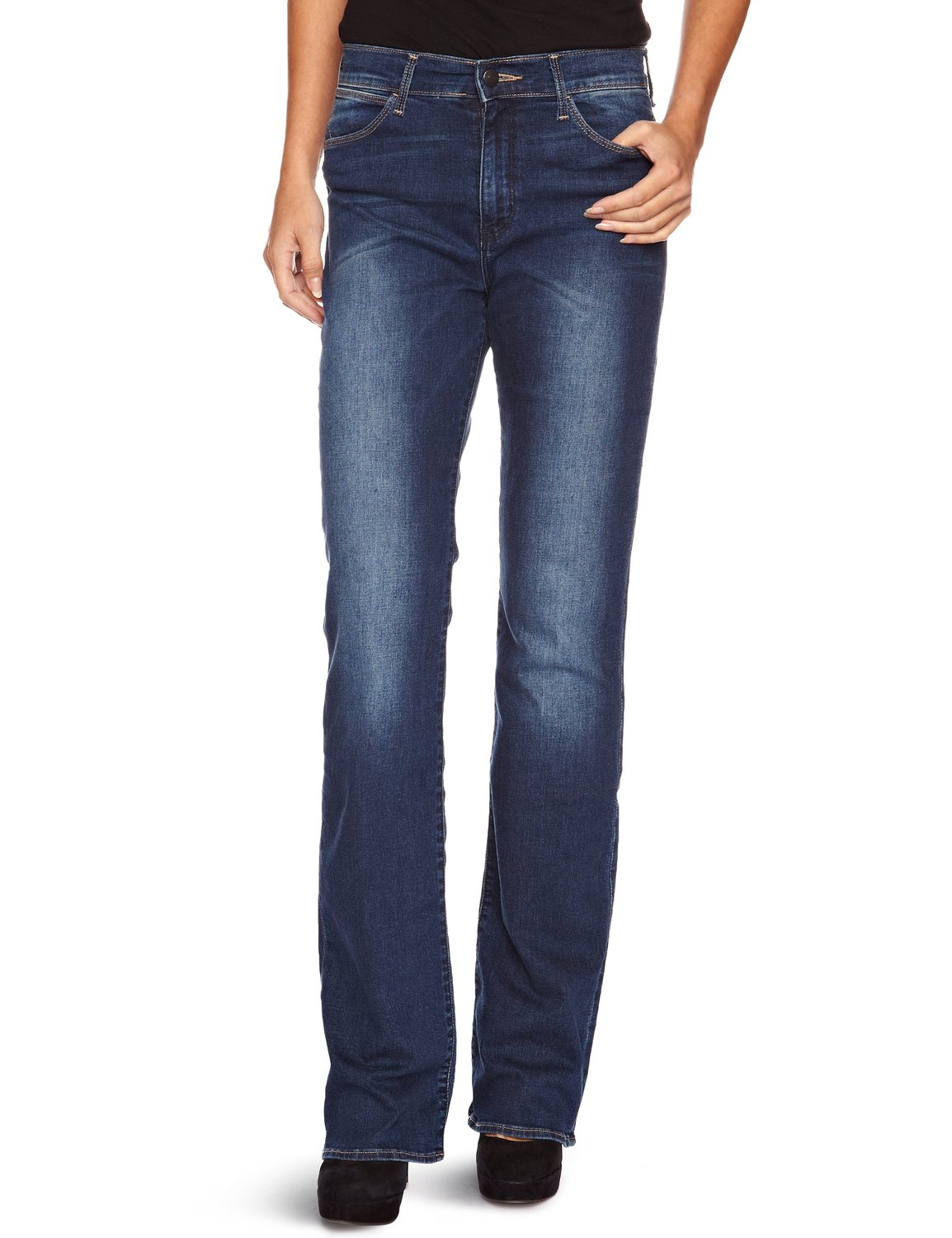 wrangler tina boocut stretch jeans new womens ladies blue diesel denim size chart
