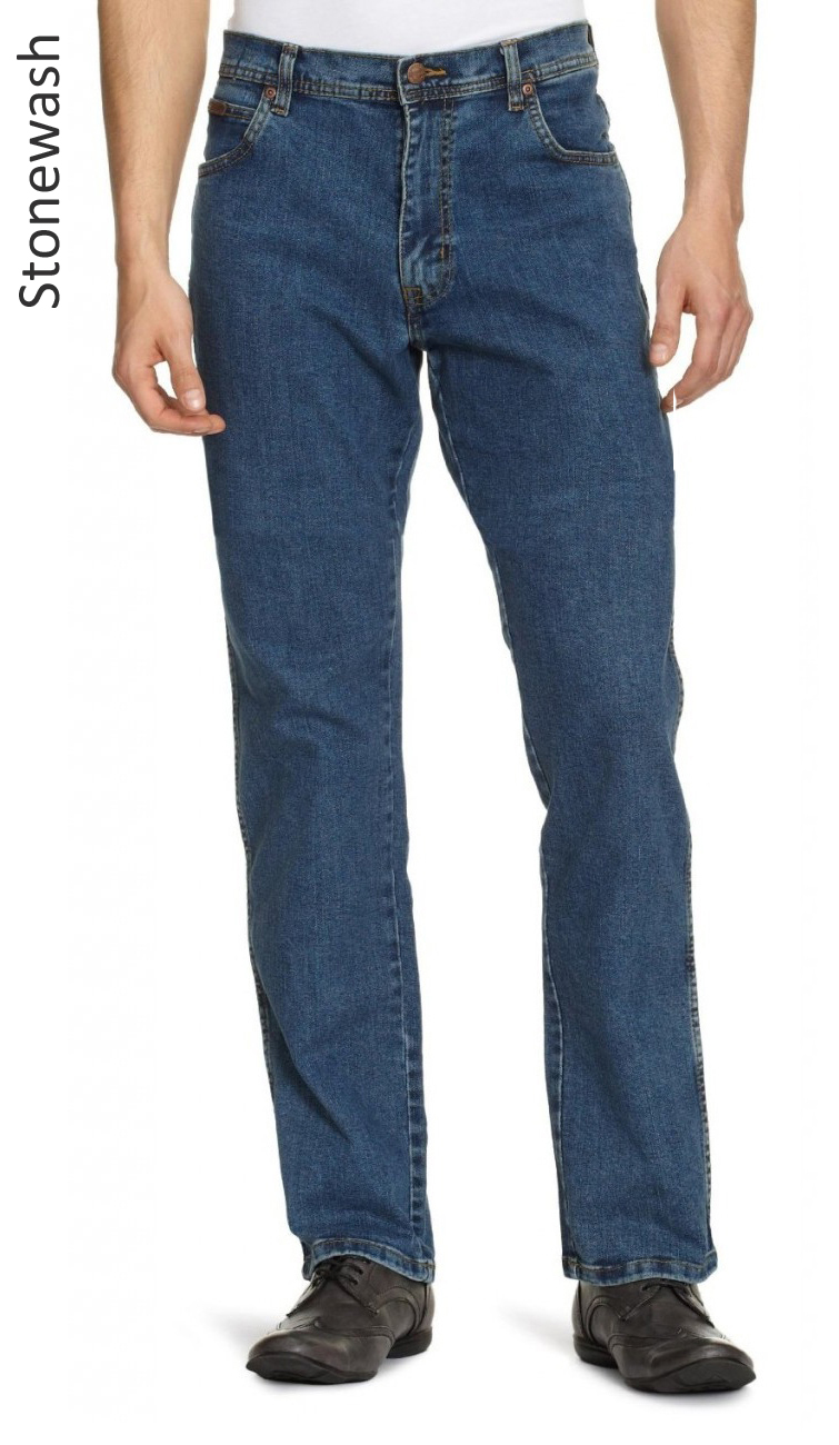 Wrangler Texas Stretch Jeans Regular Fit New Mens Black Blue Darkstone ...
