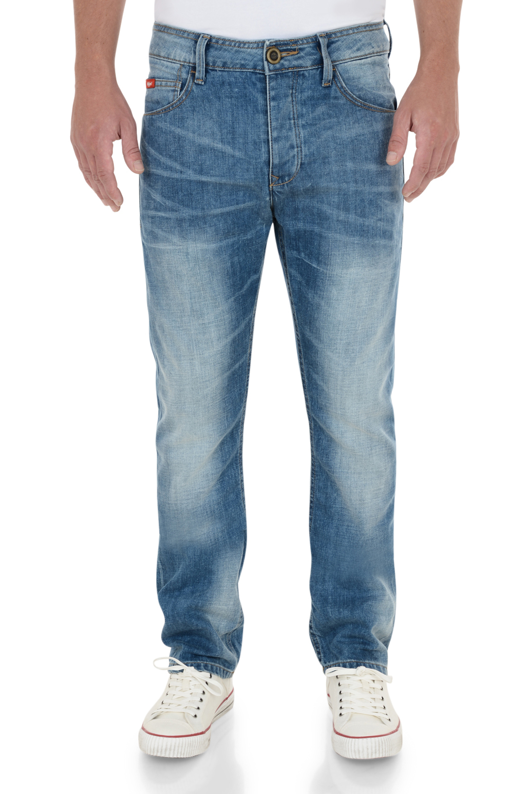Lee Cooper Jeans Men’s New Vintage Faded Denim Pants Straight Slim ...